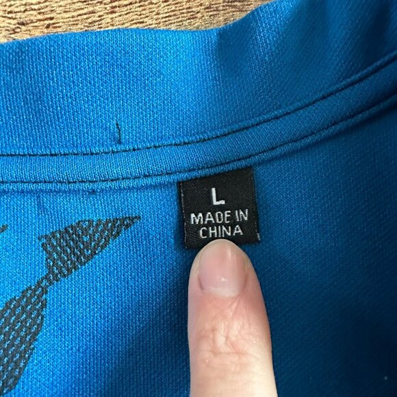 Vans Men's Button Up V-Neck Cardigan Sweater in Blue -L - Picture 2 of 8